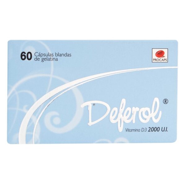 Deferol 2000 Ui 60 Capsulas Vitamina D