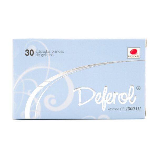 Deferol 2000 Ui 30 Capsulas Vitamina D