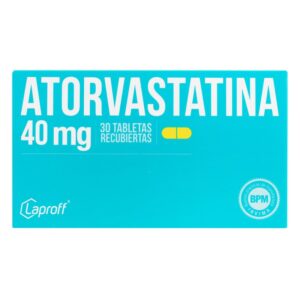 Atorvastatina 40 Mg 30 Tabletas Laproff