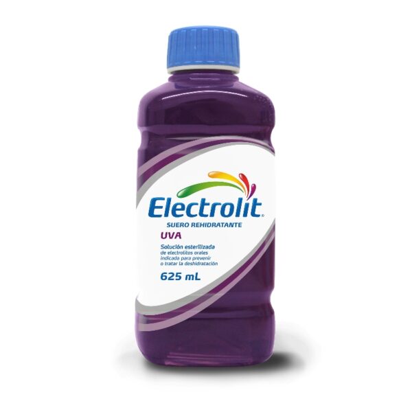 Electrolit Hidratante Uva 625 Ml Sodio / Potacio / Calcio / Magnesio
