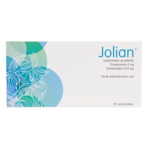 Jolian 3 Mg 28 Tabletas Drospirenona / Etinilestrdiol