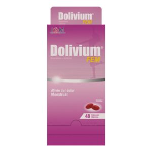 Dolivium Fem 400/60 Mg 48 Capsulas Icom Ibuprofeno / Cafeina