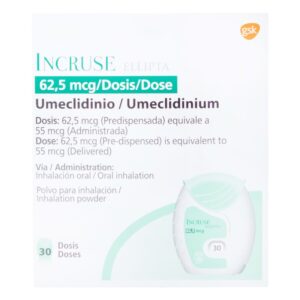 Incruse Ellipta 62.5 Mcg 30 Dosis Umeclidinio