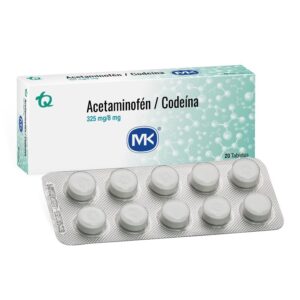 Acetaminofen+Codeina 325/8Mg 20 Tbs Mk Acetaminofen+Codeina