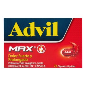 Advil Max 72 Capsulas Ibuprofeno