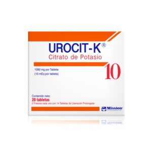 Urocit K 10 Meq 28 Tabletas Citrato De Potasio