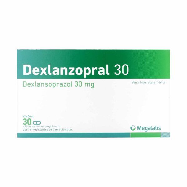 Dexlanzopral 30 Mg 30 Capsulas Dexlansoprazol