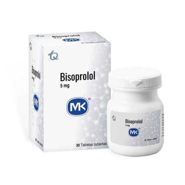 Bisoprolol 5 Mg 30 Tabletas Mk