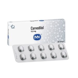 Carvedilol 12.5 Mg 30 Tabletas Mk