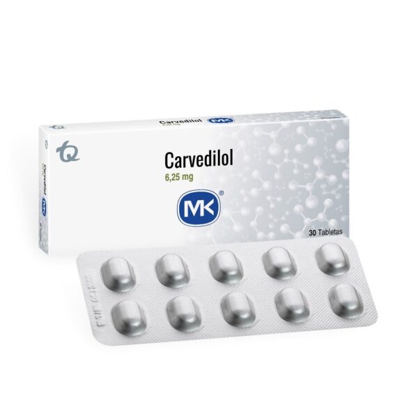 Carvedilol 6.25 Mg 30 Tbs Mk(P)8918 Carvedilol