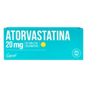 Atorvastatina 20 Mg 50 Tabletas Laproff