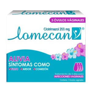 Lomecan Clotrimazol 200Mg 3 Ovulos Vaginales Clotrimazol