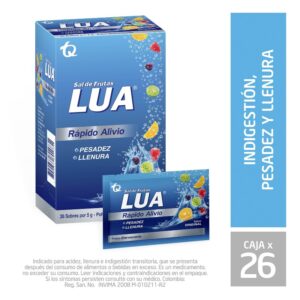 Sal De Frutas Lua 26 Sobres Bicarbonato De Sodio