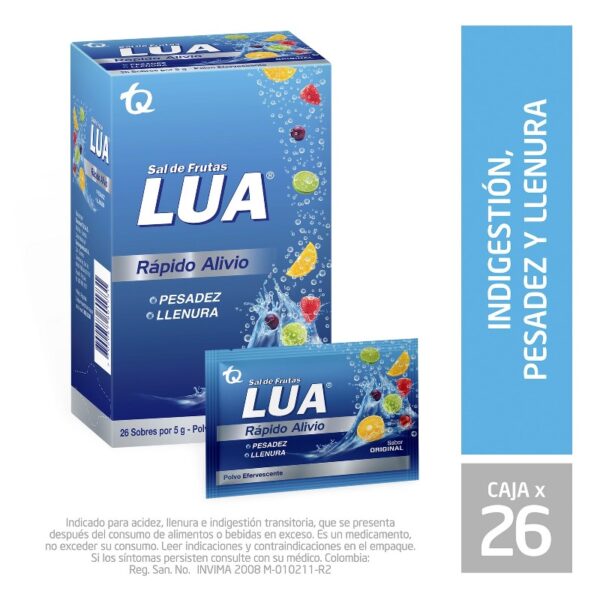 Sal De Frutas Lua 26 Sobres Bicarbonato De Sodio