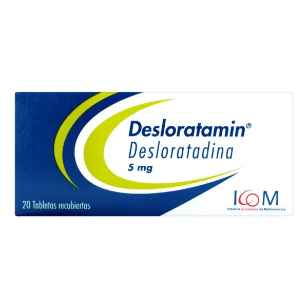 Desloratamin 5 Mg 20 Tabletas Icom Mq Desloratadina