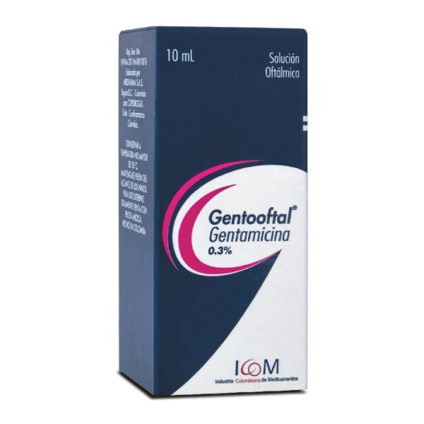 Gentooftal 0.3% Gotas 10Ml Icom Gentamicina