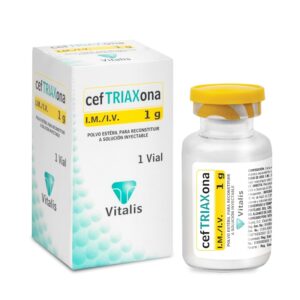 Ceftriaxona 1 G 1 Ampollas