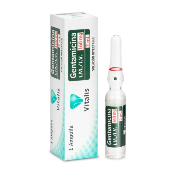 Gentamicina 160Mg/2Ml 1 Ampolla