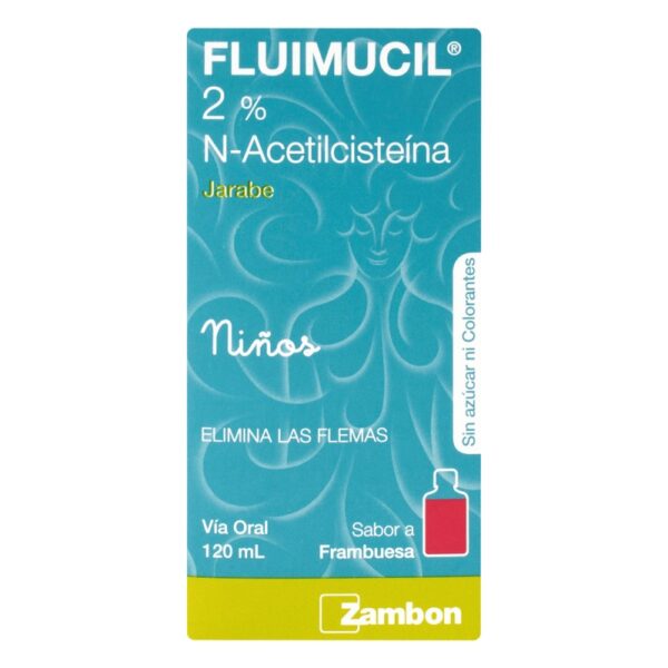 Fluimucil Ninos Jarabe 2% 120 Ml. Acetilcisteina