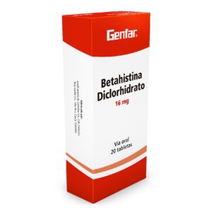 Betahistina 16 Mg 20 Tabletas Genfar