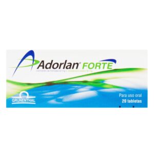 Adorlan Forte 50 Mg / 50 Mg  20 Tabletas Diclofenaco / Tramadol