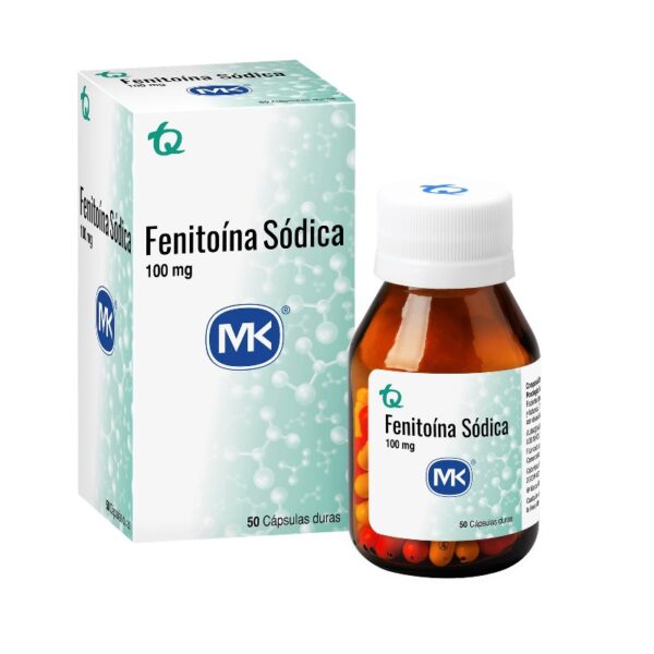 Fenitoina 100 Mg 50 Capsulas Mk