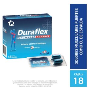 Duraflex Advance 18 Capsulas Mk Acetaminofen / Naproxeno Sodico / Cafeina