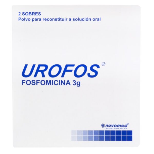 Urofos 3 Gr Solucion Oral 2 Sobres Fosfomicina