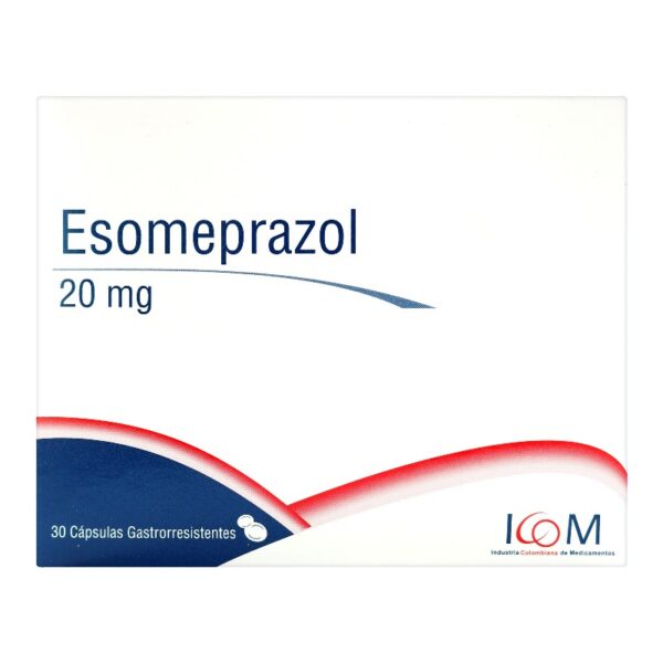 Esomeprazol 20 Mg 30 Capsulas Icom