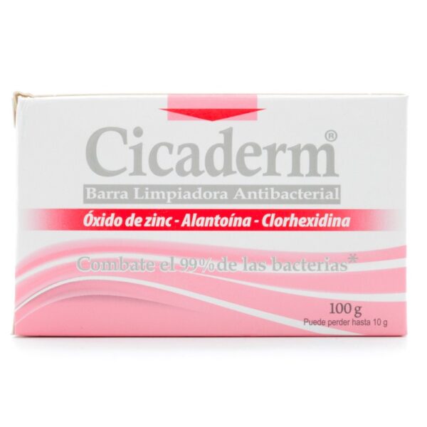 Jabon Antibacterial Cicaderm 100 Gr Jabon Facial