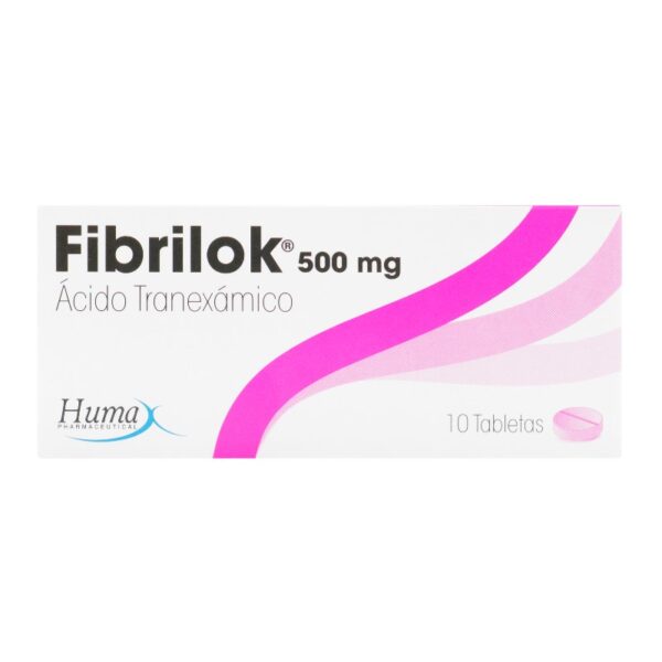 Fibrilok 500Mg 10 Tabletas Acido Tranexamico