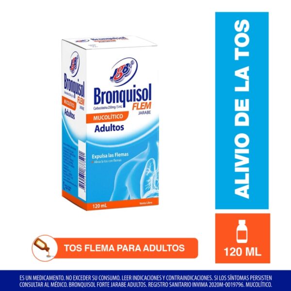 Bronquisol Flem Adulto 120 Ml Carbocisteina