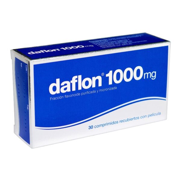 Daflon 1000 Mg 30 Tabletas Recubiertas Diosmina-Hesperidina