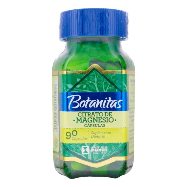 Citrato De Magnesio 90 Capsulas Cloruro De Magnesio