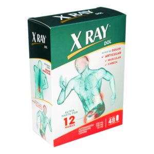 X-Ray Dol 48 Tabletas  P.E. Acetaminofen / Naproxeno Sodico / Cafeina