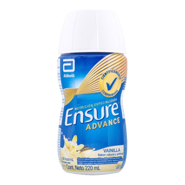 Ensure Advance Liquido Rpb Vainilla 220Ml Proteinas Y Carbohidratos