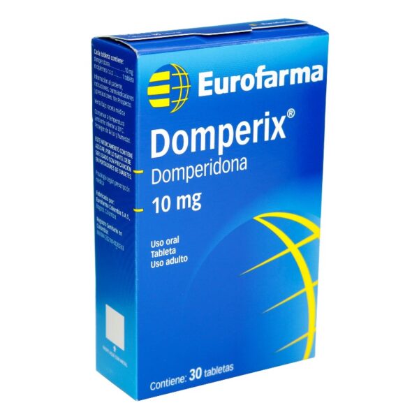Domperix 10 Mg 30 Tabletas Domperidona