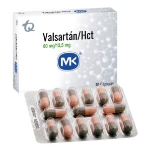 Valsartan 80 Mg / Hidroclorotiazida 12.5 Mg 30 Tabletas Mk