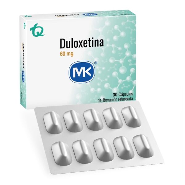 Duloxetina 60 Mg 30 Tabletas Mk
