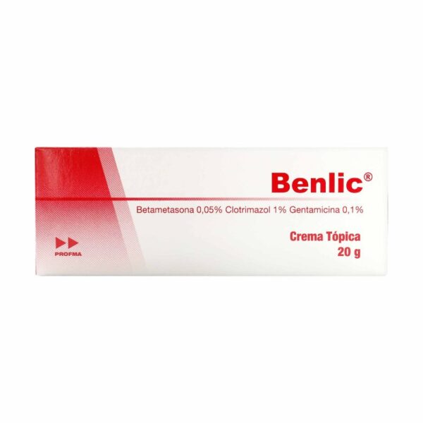 Benlic Crema 20 Gr Clotrimazol / Betametasona / Gentamicina