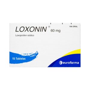 Loxonin 60 Mg 15 Tabletas Loxoprofen Sodico