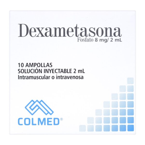 Dexametasona 8 Mg 2 Ml 10 Ampollas Colmed