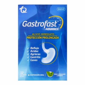 Gastrofast Advance 12 Sachets X 10 Ml Alginato / Magaldrato / Simeticona / Bicarbonato Sodico