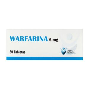 Warfarina 5 Mg 30 Tabletas Warfarina Sodica