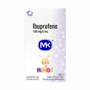Ibuprofeno 100 Mg / 5 Ml Suspension 120 Ml Mk