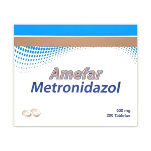 Amefar 500 Mg 200 Tabletas Icom Metronidazol
