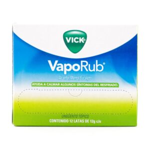 Vick Vaporub 12 Gr 12 Und Mentol / Alcanfor / Eucalipto