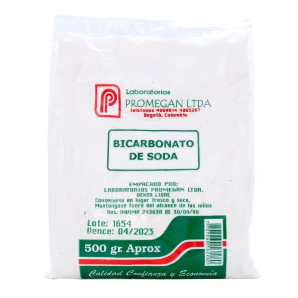 Bicarbonato De Soda 500 Gr Promegan Bicarbonato De Sodio