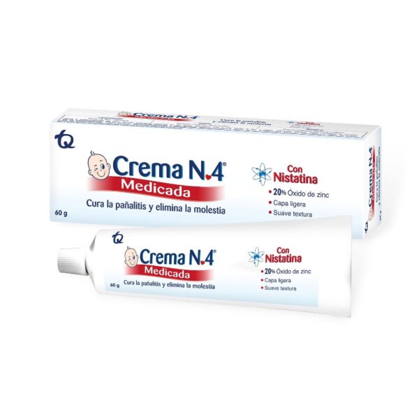 Crema # 4 Medicada 60 Gr Antipanalitis
