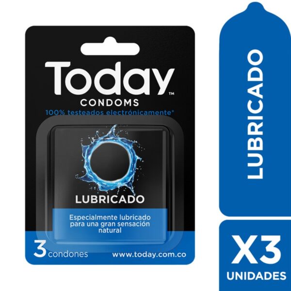 Preservat.Today Lubricado 3 Und Preservativos